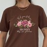 camiseta feminina maroom escuro honey 3