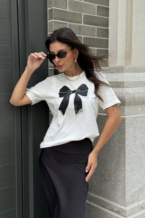 camiseta feminina off laco preto pretty 3