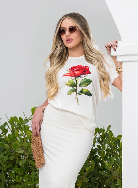 camiseta feminina off rosa 2