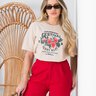 camiseta feminina oversized chocolate morango berry best 4