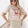 camiseta feminina oversized chocolate always cherries 2