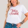 batch camiseta feminina branca feliz natal 2