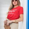 camiseta feminina vermelha amazing 4