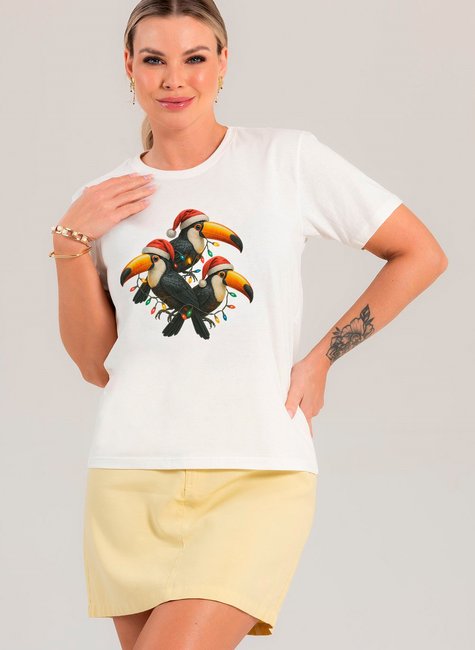 batch camiseta feminina off tucanos natal