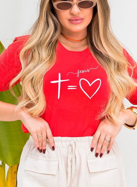 batch camiseta feminina vermelha natal jesus 2