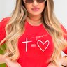 batch camiseta feminina vermelha natal jesus 3